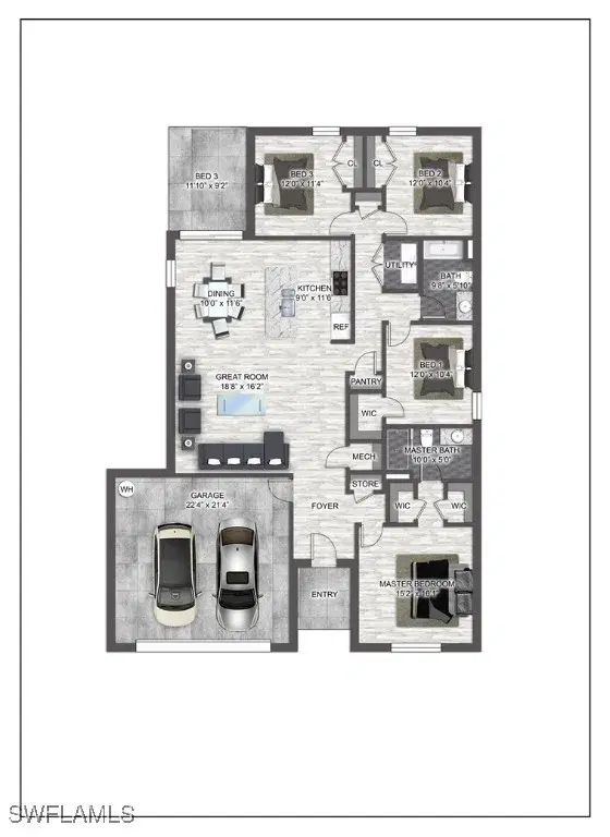 Picture of 545 Oakshire Ln, Lehigh Acres FL 33972