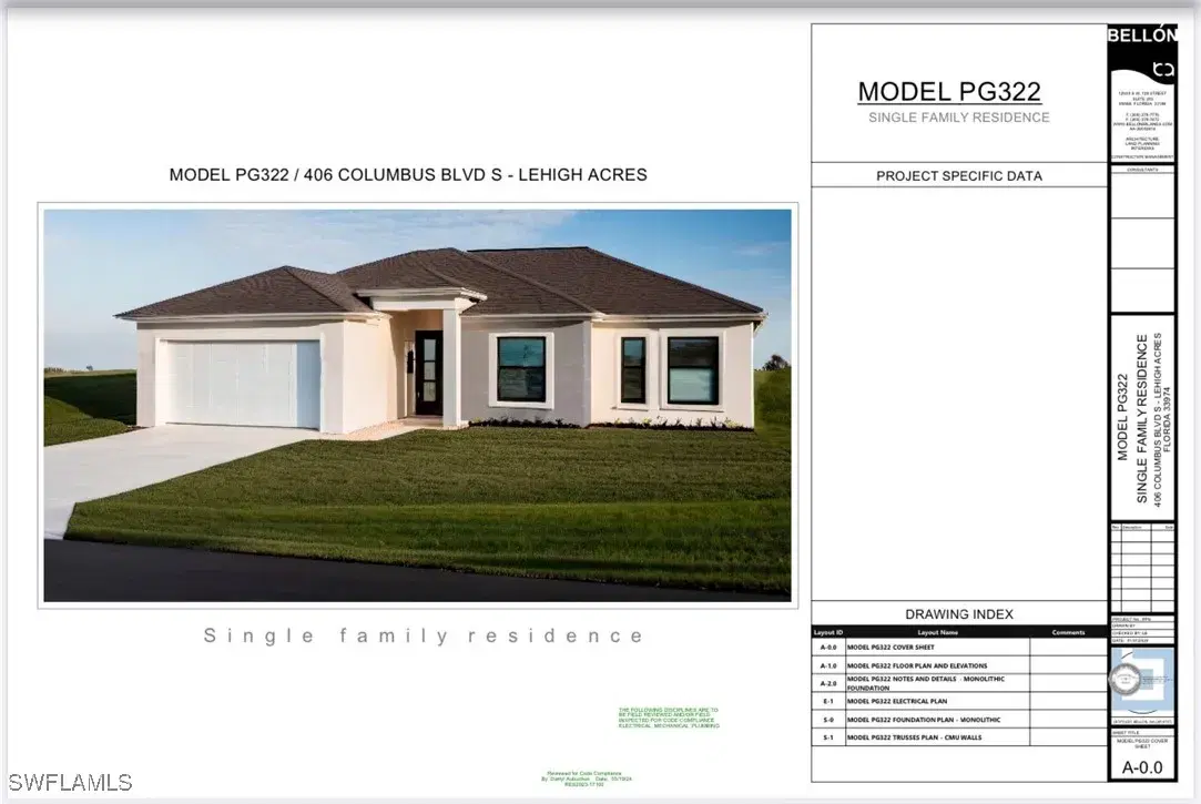 Picture of 406 Columbus Blvd S, Lehigh Acres, FL 33974