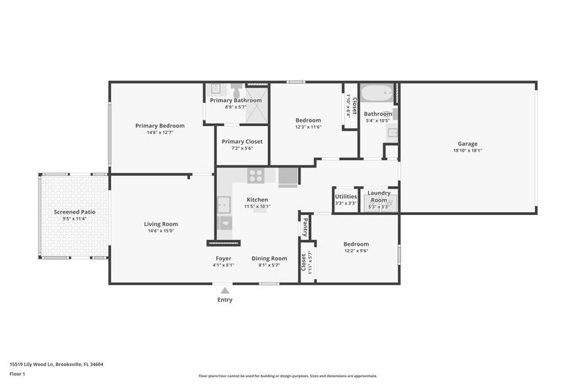 Picture of 15519 Lily Wood Lane, Brooksville FL 34604